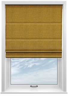 Jakarta, Buttercup - Motorised Roman Blind